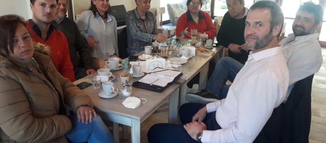 reunión con Matriculados en Lago Puelo
